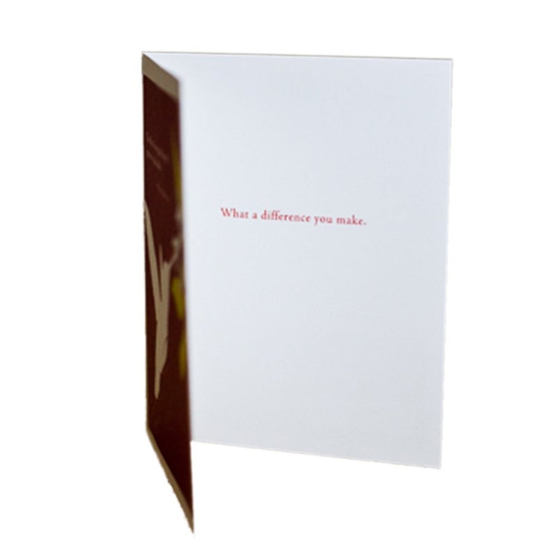 Compendium Positively Green Appreciation Card - "The smallest act of kindness is worth more than the grandest intention." - Image 2